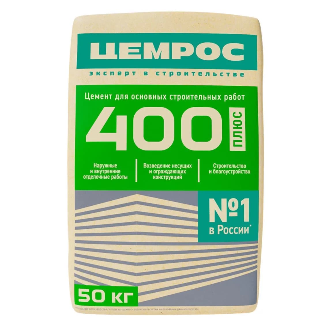 Цемент М400 Д20, мешок 50 кг